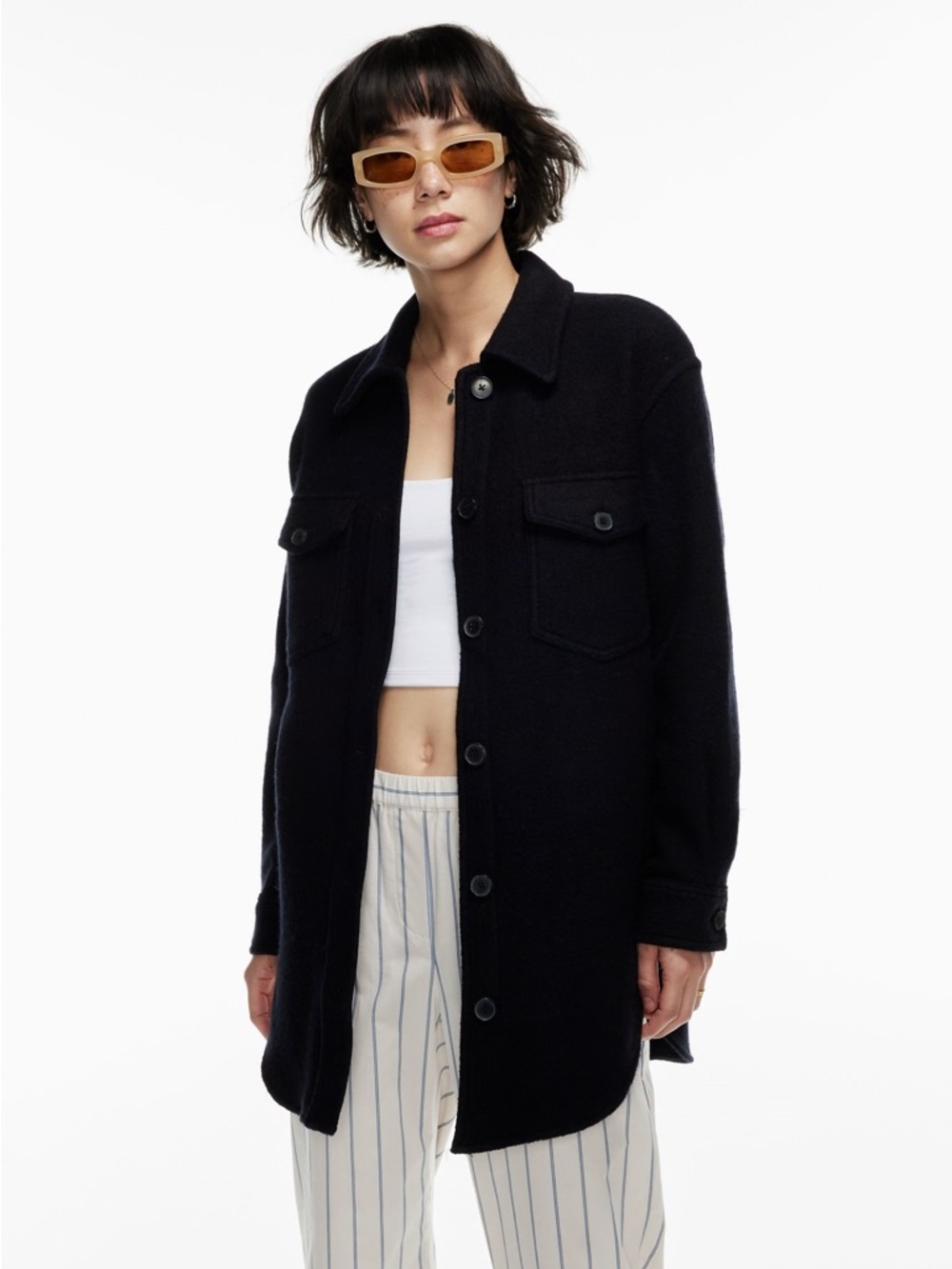 Aritzia Ganna Shirt Jacket - SHORT